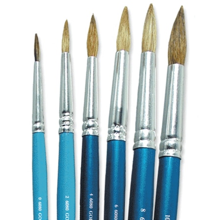 Gordon Brush Size 10 Sabeline Round Artist Brush 6080-10000
